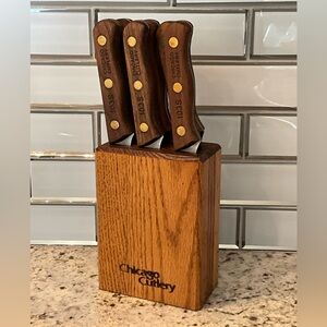 Chicago Cutlery Steak Knife Set with Block